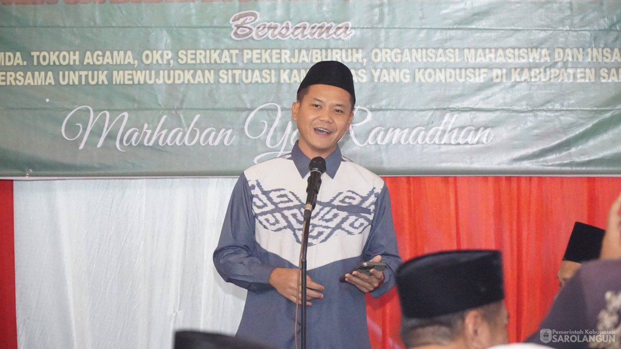 5 Maret 2026&nbsp;&nbsp;Buka Bersama Kapolres Sarolangun, Forkopimda, Tokoh Agama, DKP, Serikat Pekerja Buruh, Organisasi Mahasiswa dan Insan Pers di Rumah Dinas Kapolres Sarolangun
