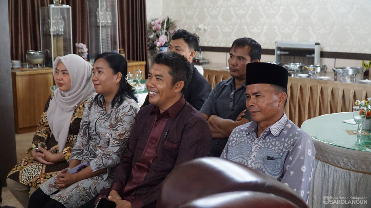 6 Mei 2026 Audiensi dengan Forum Kerukunan Umat Beragama Kabupaten Sarolangun dengan Bupati Sarolangun di Rumah Dinas Bupati Sarolangun
