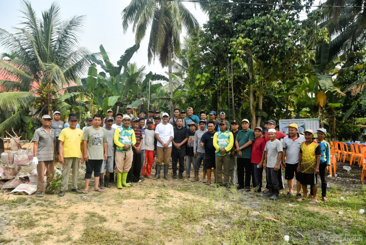 28 Juni 2025 -&nbsp;Gotong Royong Pembangunan Tempat Wudhu dan Toilet Masjid Jami Attaufiq Tanjung Rambai