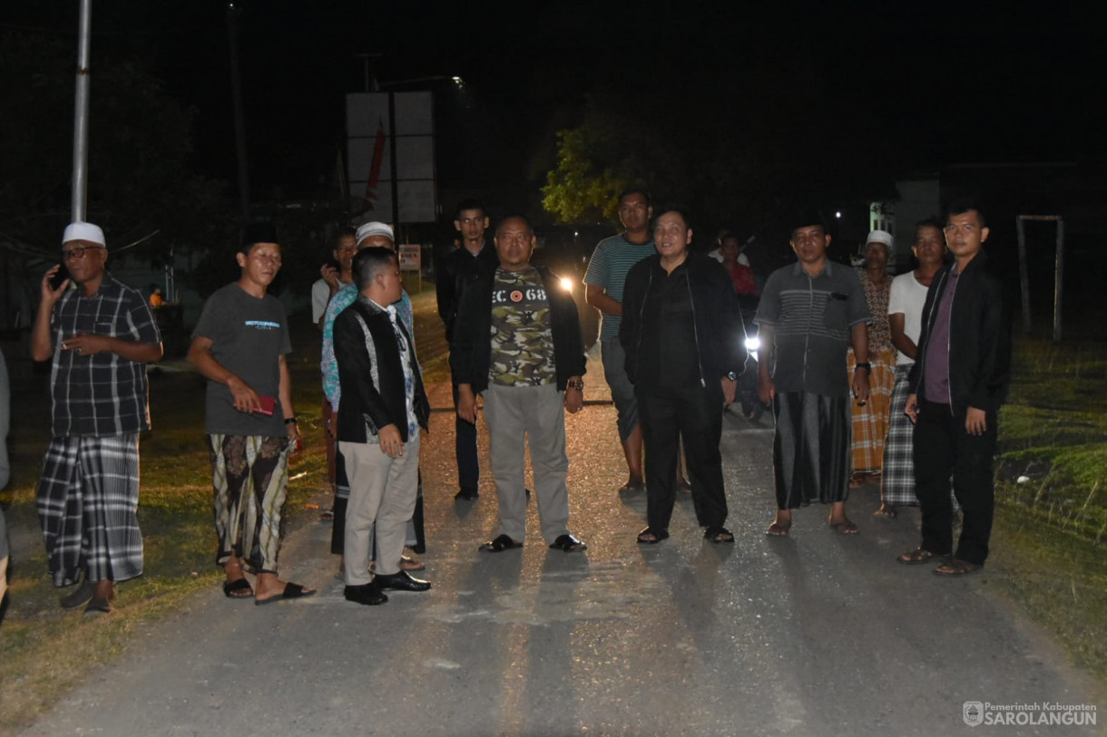 22 September 2023 - Penjabat Bupati Sarolangun Meninjau Lokasi Kenduri Swarnabumi Junjung Pusako di Desa Tanjung Gagak Kecamatan Bathin VIII