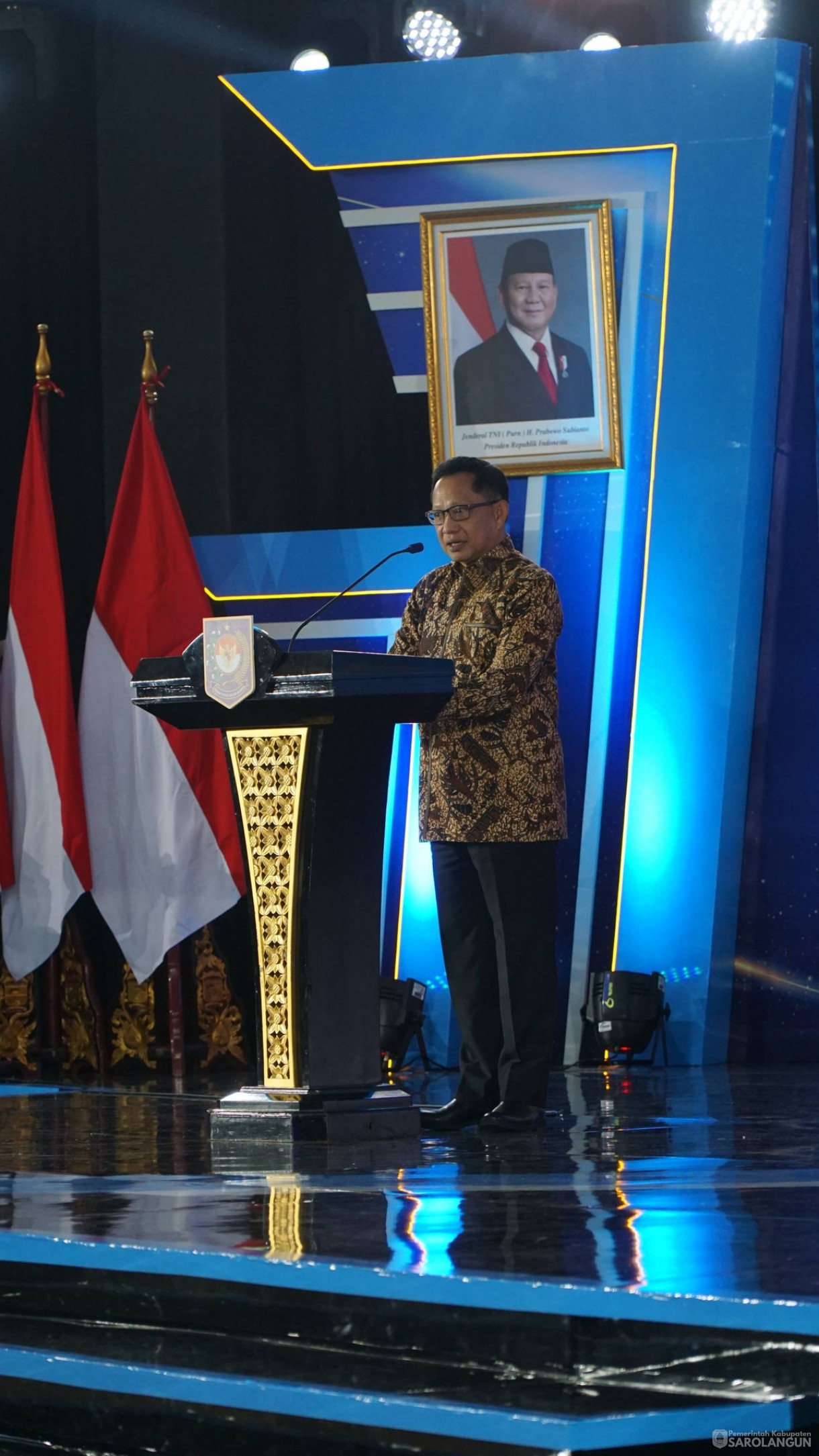 25 April 2026 Bupati Sarolangun Menghadiri Pembukaan Acara Apresiasi Pemerintah Daerah Berprestasi 2026 di Wyndham Hotel Palembang