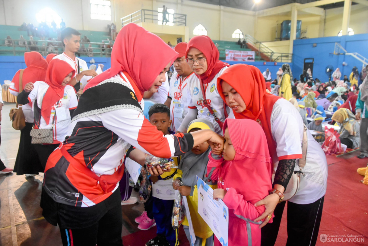 20 Agustus 2024 -&nbsp;Gebyar Bunda PAUD 2024 Dalam Rangka Memperingati Hari Anak Nasional Ke 40 Dan HUT RI Ke 79 Bertempat di Lapangan Tenis Indoor GOR Sarolangun