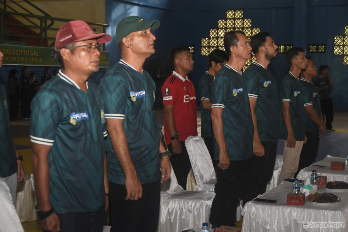 16 Oktober 2025&nbsp; Pembukaan Tournament Futsal Piala Bupati Cup Tahun 2025 di Tennis Indoor GOR Sarolangun