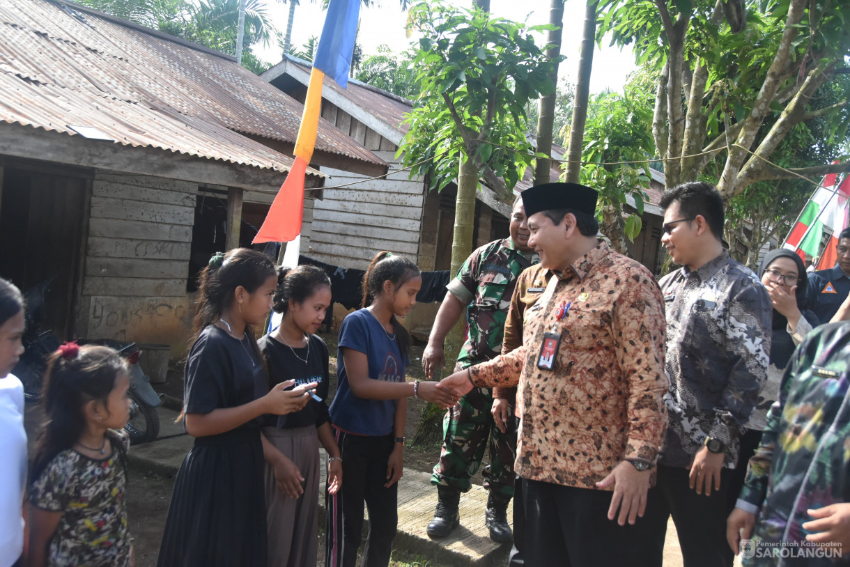 11 Juli 2024 - Penyerahan Bantuan Bantuan Untuk Warga Suku Anak Dalam, Bertempat di Desa Pulau Lintang Kecamatan Bathin VIII