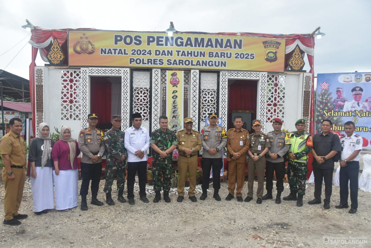 24 Desember 2024 - Meninjau Pos Pengamanan Nataru di Kecamatan Sarolangun, Kecamatan Mandiangin, Kecamatan Pauh