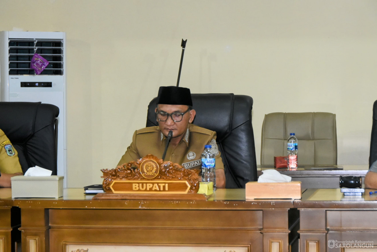 28 Juli 2025 - Rapat Paripurna Tingkat I Tahap 2 di Gedung DPRD Kabupaten Sarolangun