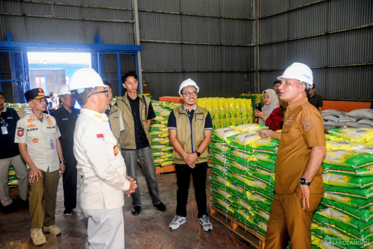 Monitoring Cadangan Beras di Bulog Merangin Dalam Rangka Menghadapi Natal Tahun 2025 dan Tahun Baru 2026