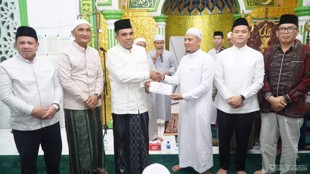 3 Maret 2026&nbsp;Sholat Tarawih Bersama dan Penyerahan Santunan di Masjid Baiturrahman Sri Pelayang