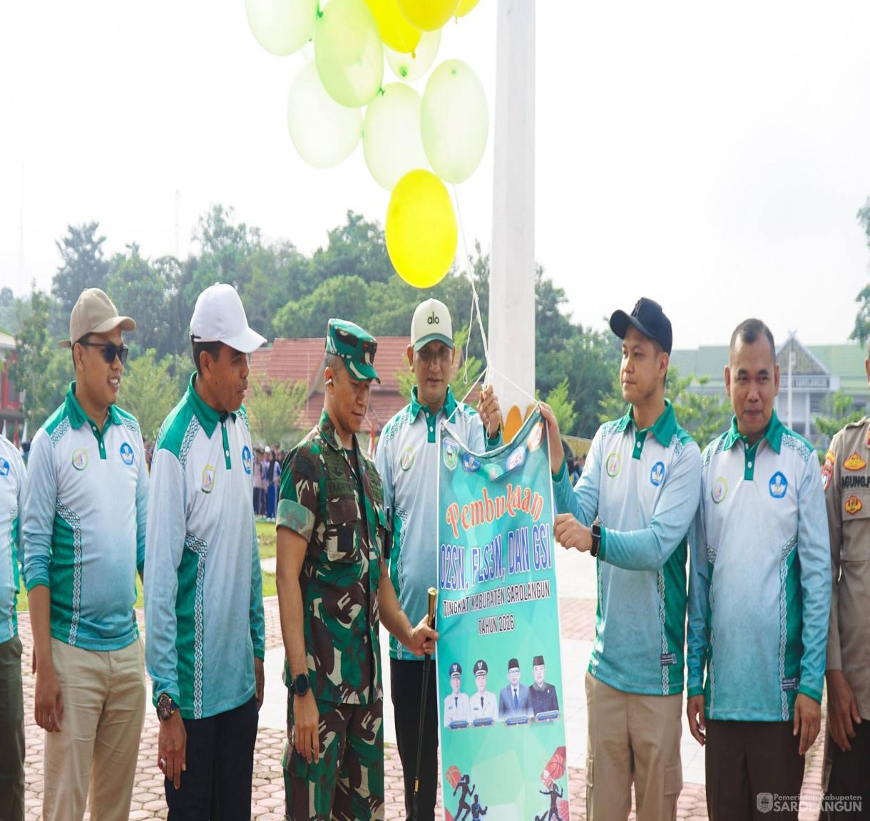 4 Juni 2026 Upacara Pembukaan O2SN, FLS3N, dan GSU Jenjang SD dan SMP Tingkat Kabupaten Sarolangun Tahun 2026 di Lapangan Gunung Kembang Sarolangun