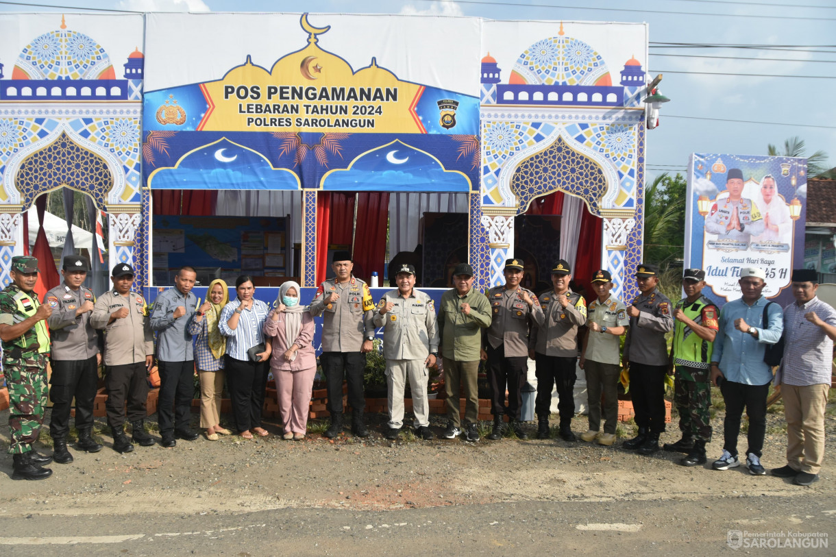 9 April 2024 - Monitoring POS Pelayanan Lebaran 2024 Di Kabupaten Sarolangun