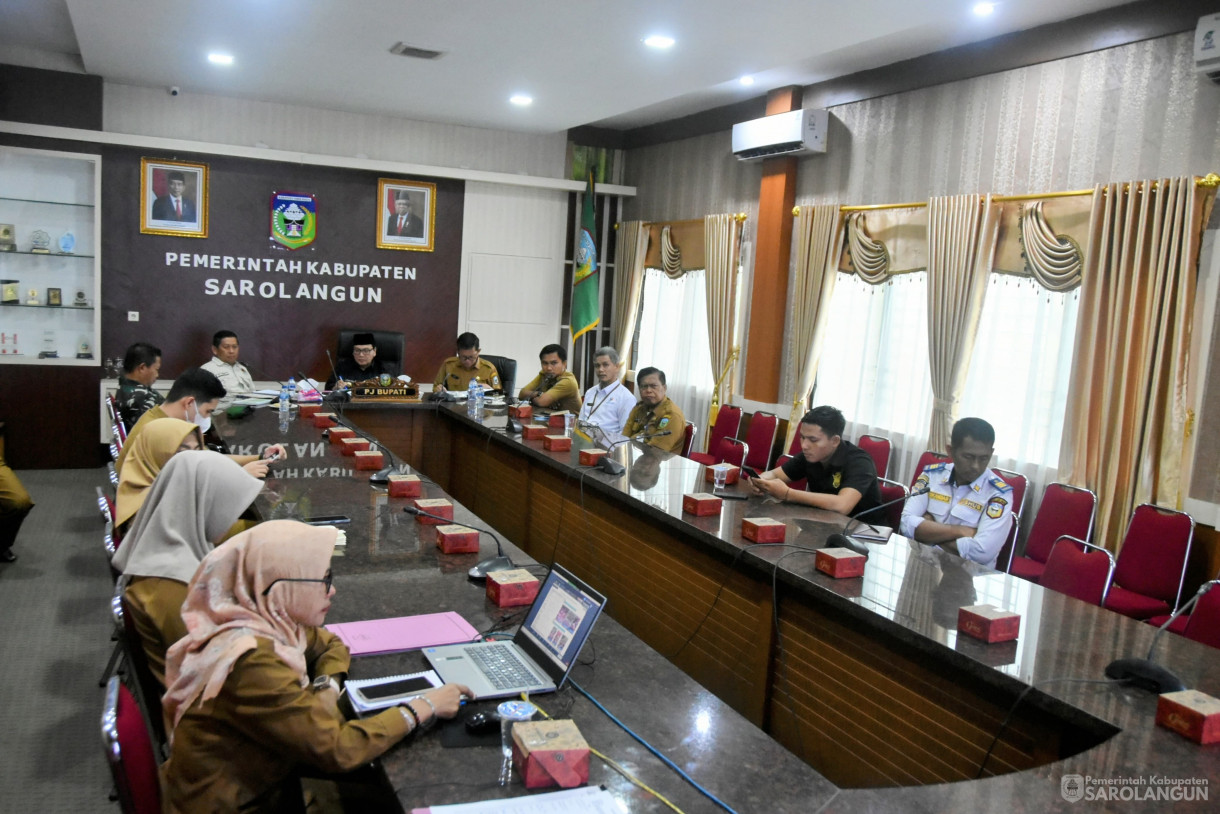 4 Juni 2024 - Rapat TPID Di Ruang Pola Utama Kantor Bupati Sarolangun