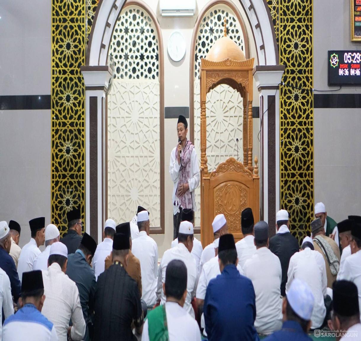 22 Mei 2026 Shalat Subuh Bersama di Masjid Baitrahman Desa Pasar Singkut Kec. Singkut
