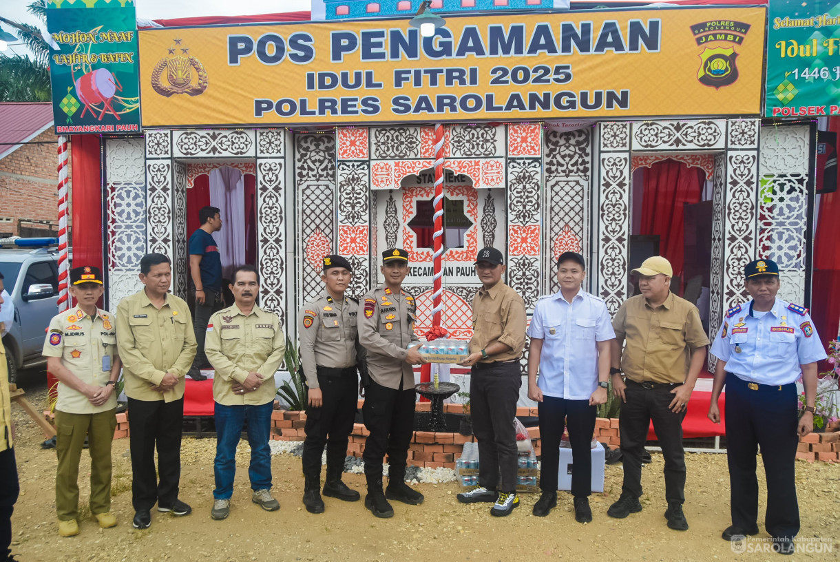 29 Maret 2025 -&nbsp;Peninjauan Pos Pengamanan Hari Raya Idul Fitri Tahun 2025 di Kabupaten Sarolangun
