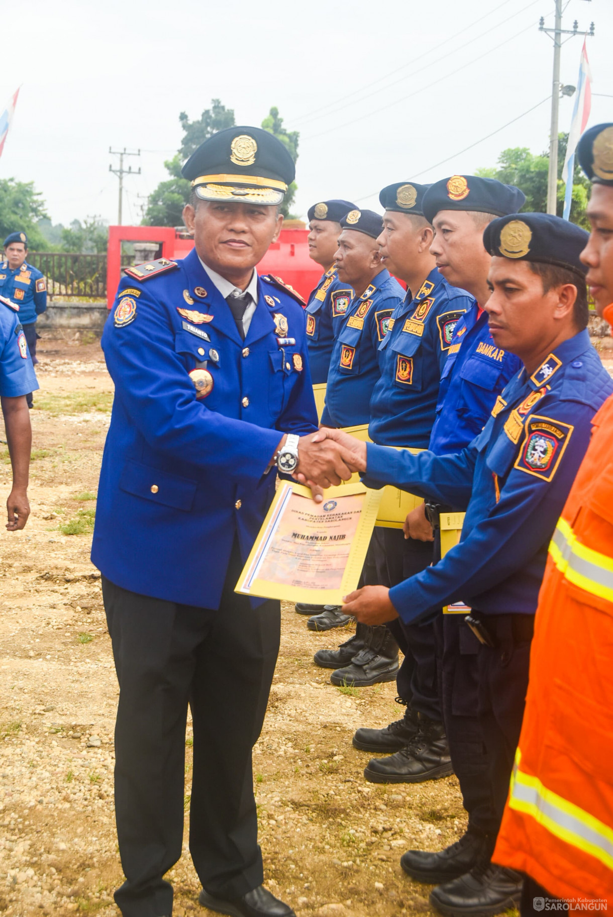 21 April 2025 -&nbsp;Apel Peringatan HUT Damkar Ke 106 Tingkat Kabupaten Sarolangun