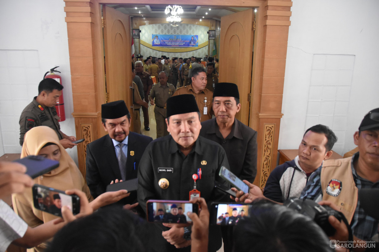 12 Desember 2023 - Pelantikan Dan Pengambilan Sumpah Janji Jabatan Penjabat Sekretaris Daerah Kabupaten Sarolangun Di Ruang Aula Utama Kantor Bupati Sarolangun