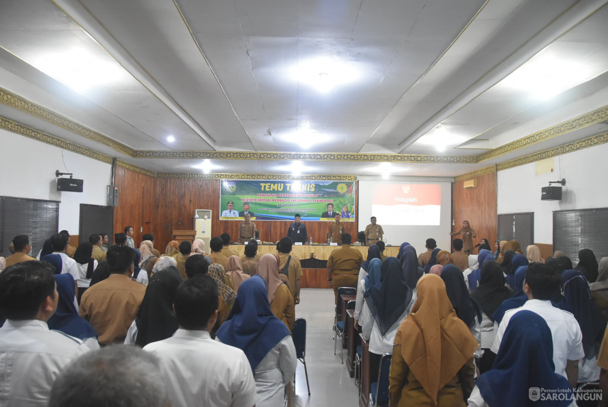 30 Juli 2024 -&nbsp;Temu Teknis Penyuluh Pertanian SeKabupaten Sarolangun, Bertempat di Aula Bappeda Sarolangun