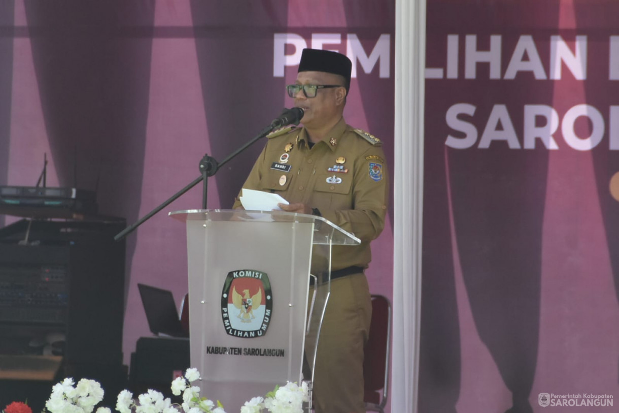 24 September 2024 -&nbsp;Deklarasi Kampanye Damai&nbsp; Pemilihan Bupati Dan Wakil Bupati Sarolangun Tahun 2024, Bertempat di Lapangan Gunung Kembang Sarolangun