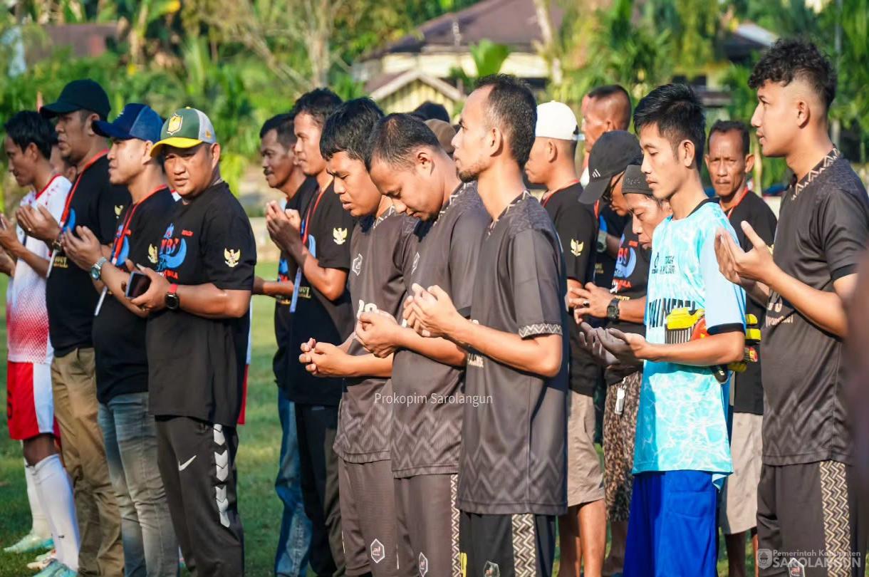 5 Agustus 2026 Pembukaan Turnamen Sepak Bola Antar Desa Se Kec Singkut dalam Rangka Memeriahkan HUT RI Ke 81 Tahun di Lapangan Sungai Benteng Kecamatan Singkut