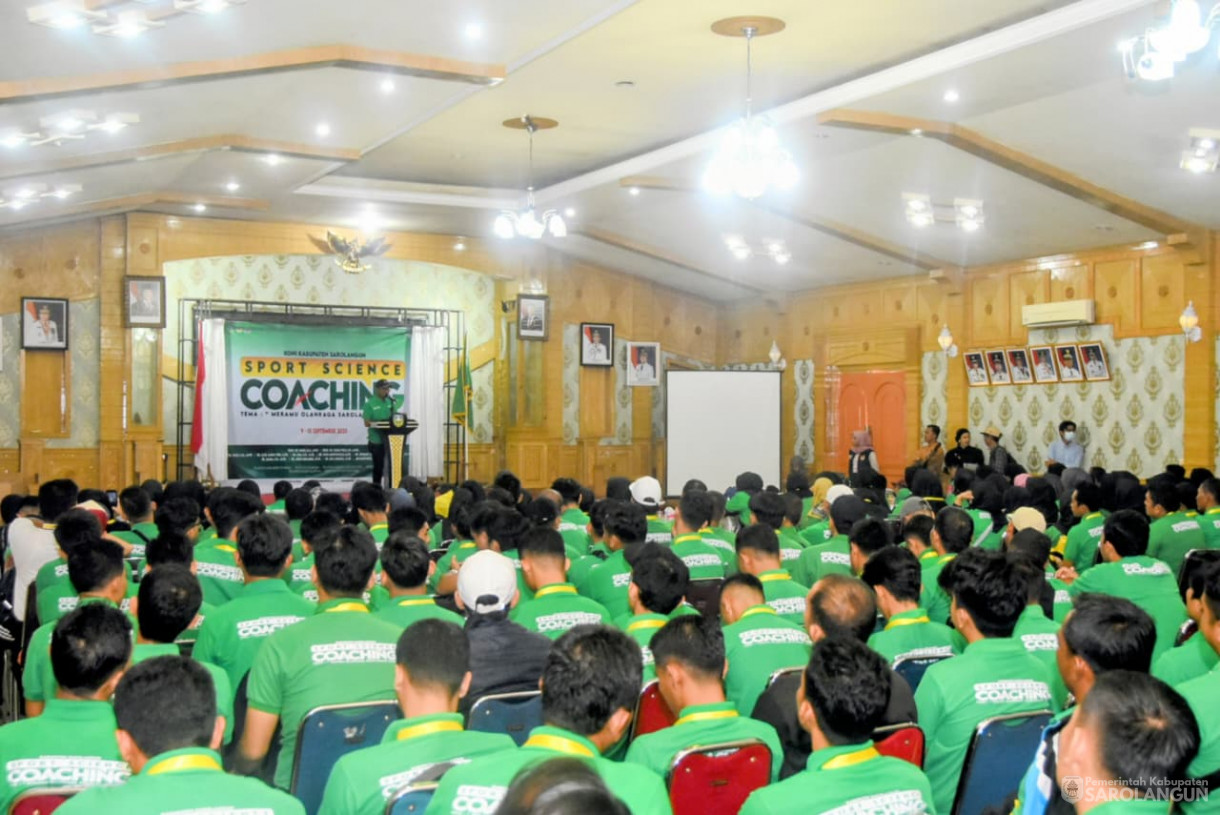 9 September 2025 Sport Science Coaching dengan Tema Meramu Sarolangun Maju