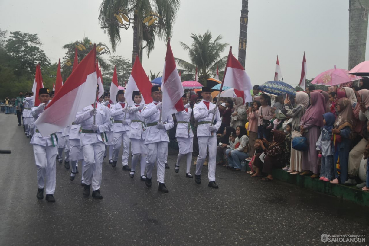 18 Agustus 2025 Pawai Pembangunan di Depan Rumah Dinas Bupati Sarolangun