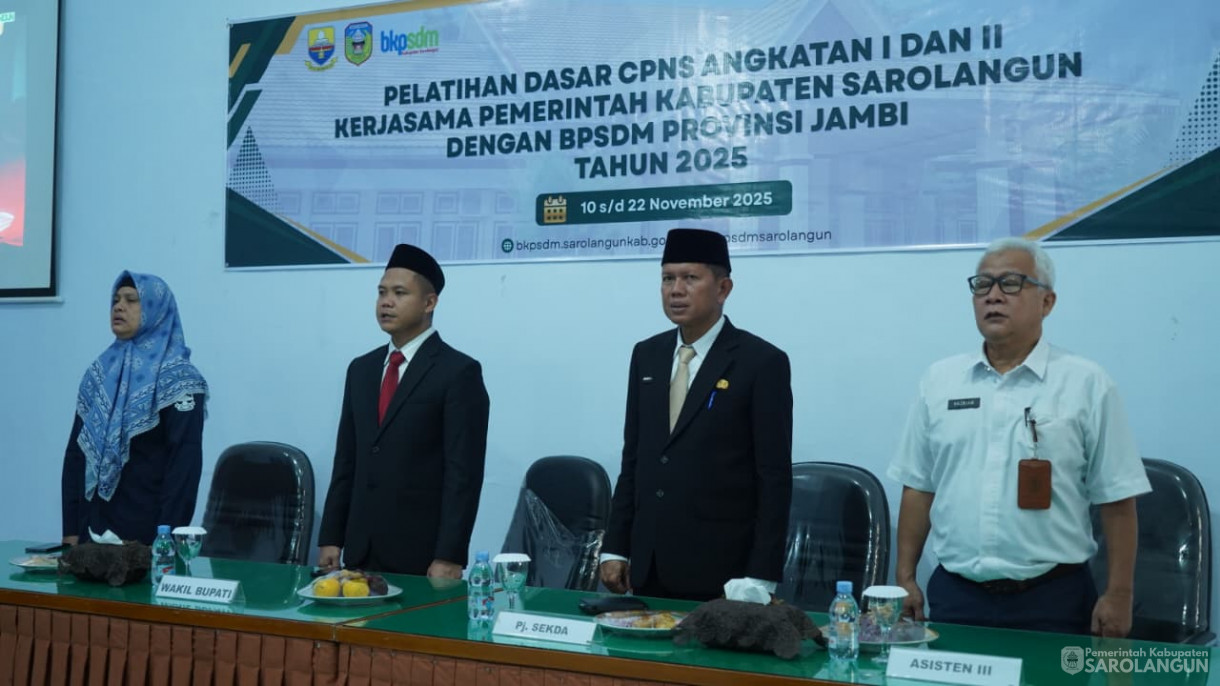 Pelatihan Dasar CPNS Angkatan I dan II Tahun 2025