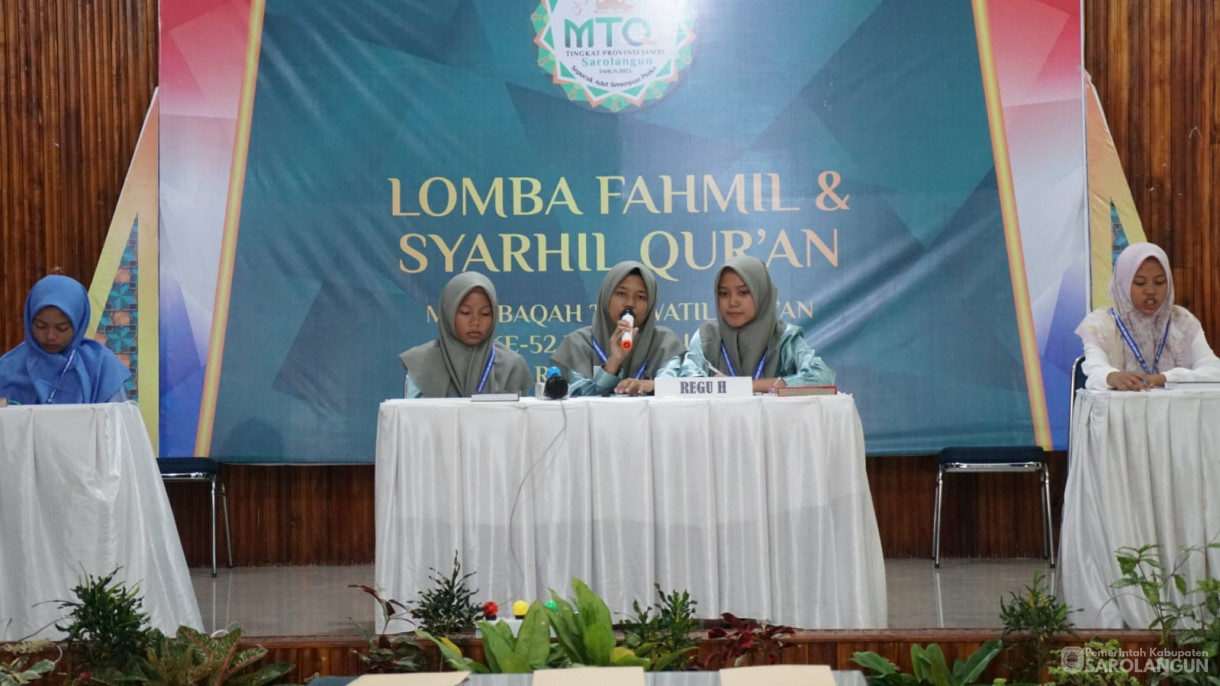 Perlombaan Fahmil dan Syahril Qur'an MTQ 2023 Tingkat Provinsi di Kabupaten Sarolangun - Lokasi MASJID AL-FALAH KEL. PASAR SAROLANGUN