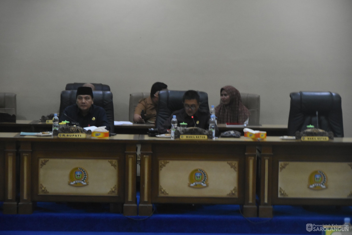 22 Juli 2024 - Rapat Paripurna Tingkat I Tahap 1 Penyampaian RKUA Dan PPAS APBD Kabupaten Sarolangun Tahun Anggaran 2025, Bertempat di Gedung DPRD Kabupaten Sarolangun