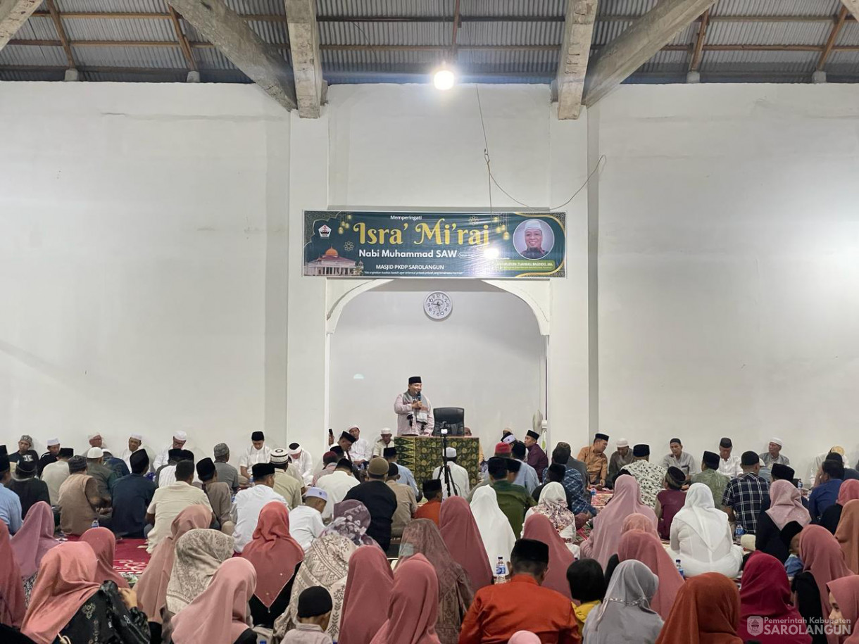 Menghadiri Isra Miraj PKDP