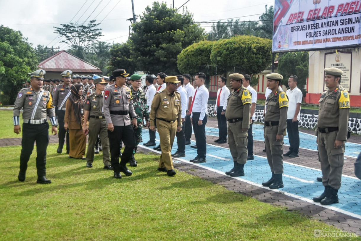 10 Februari 2025 - Apel Gelar Pasukan Operasi Keselamatan Siginjai 2025 Bertempat di Polres Sarolangun 