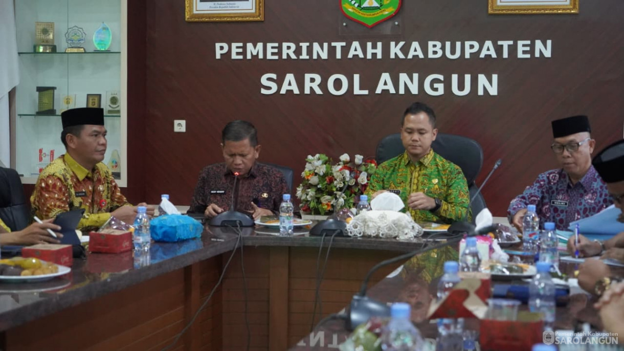 4 September 2025&nbsp; Wakil bupati Sarolangun Memimpin Rapat Koordinasi Pemantapan Pembangunan Sekolah Rakyat Kabupaten Sarolangun