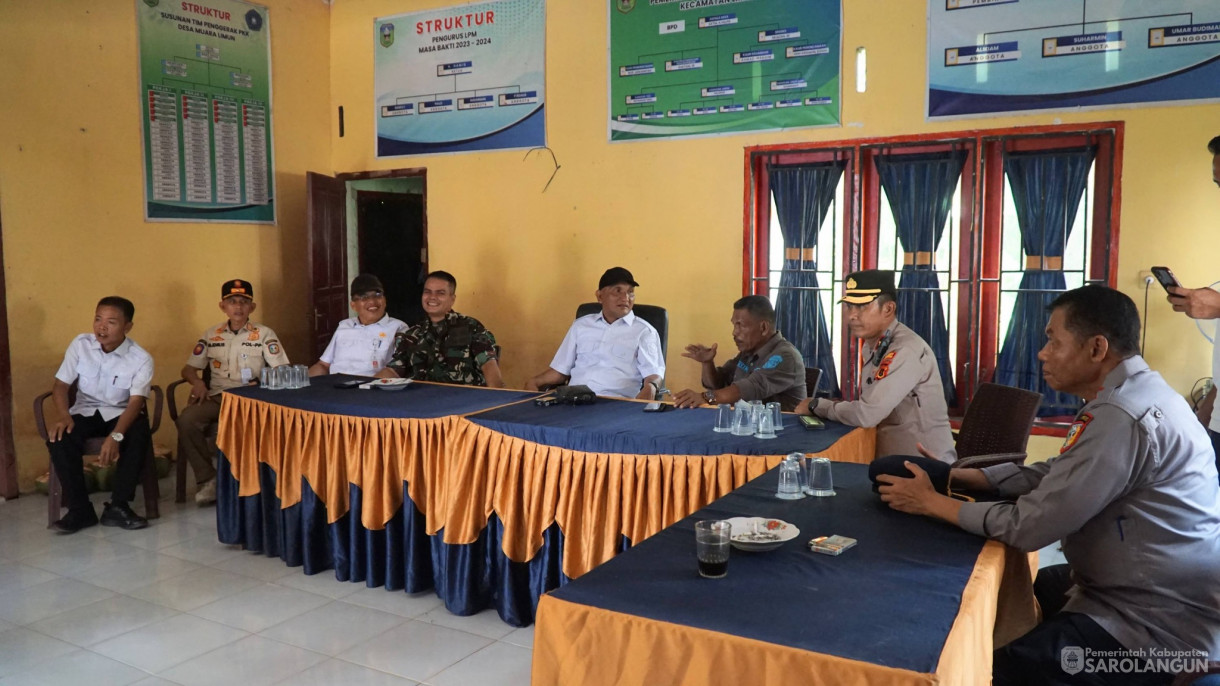 6 Mei 2026 Penyerahan bantuan masyarakat terdampak Banjir di Desa Pulau Pandan dan Desa Muaro Limun
