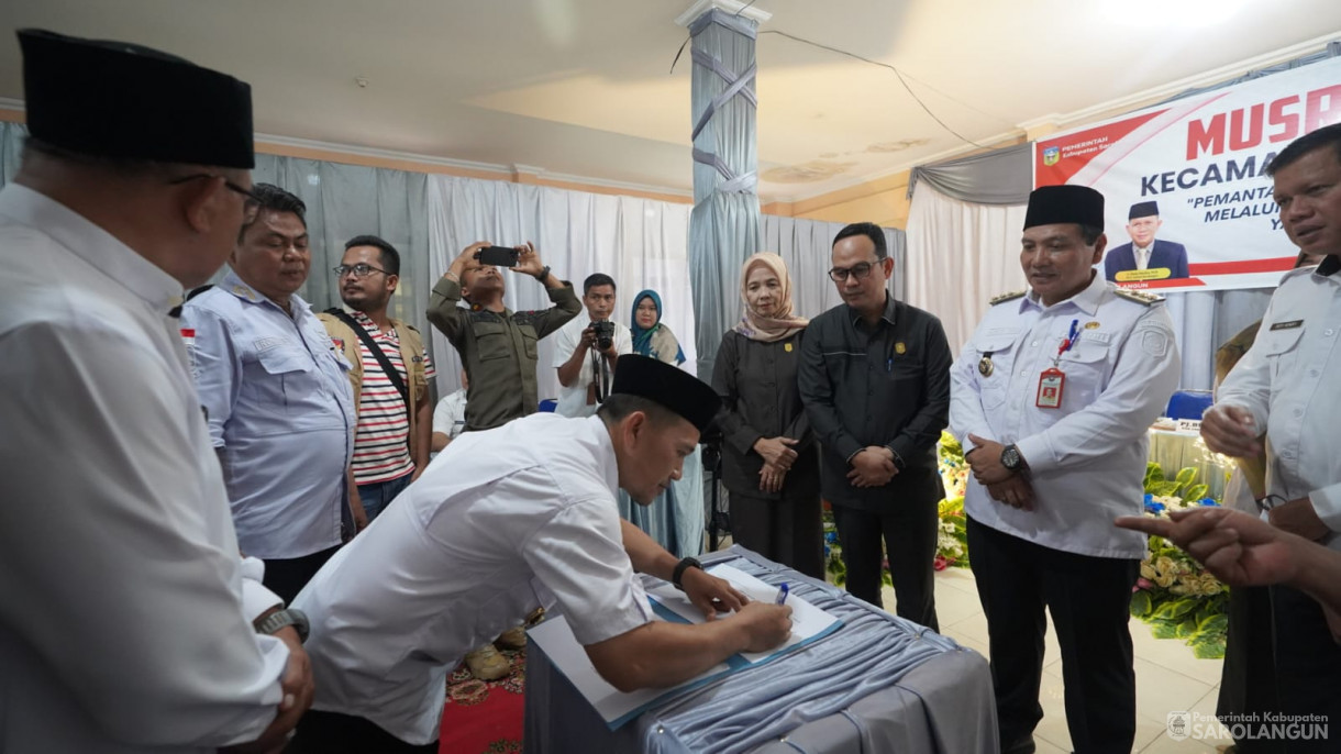 24 Januari 2024 - Musrenbang Kecamatan Mandiangin Di Kantor Camat Mandiangin