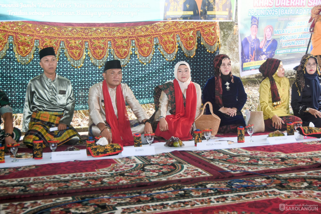 26 Juni 2025 -&nbsp;Pembukaan Festival Adat Melayu Provinsi Jambi