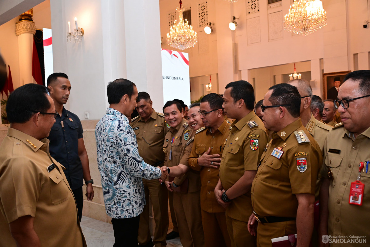 30 Oktober 2023 - Penjabat Bupati Sarolangun Menghadiri Rapat Koordinasi Pengarahan Presiden RI Kepada Penjabat Kepala Daerah Se Indonesia Di Istana Negara