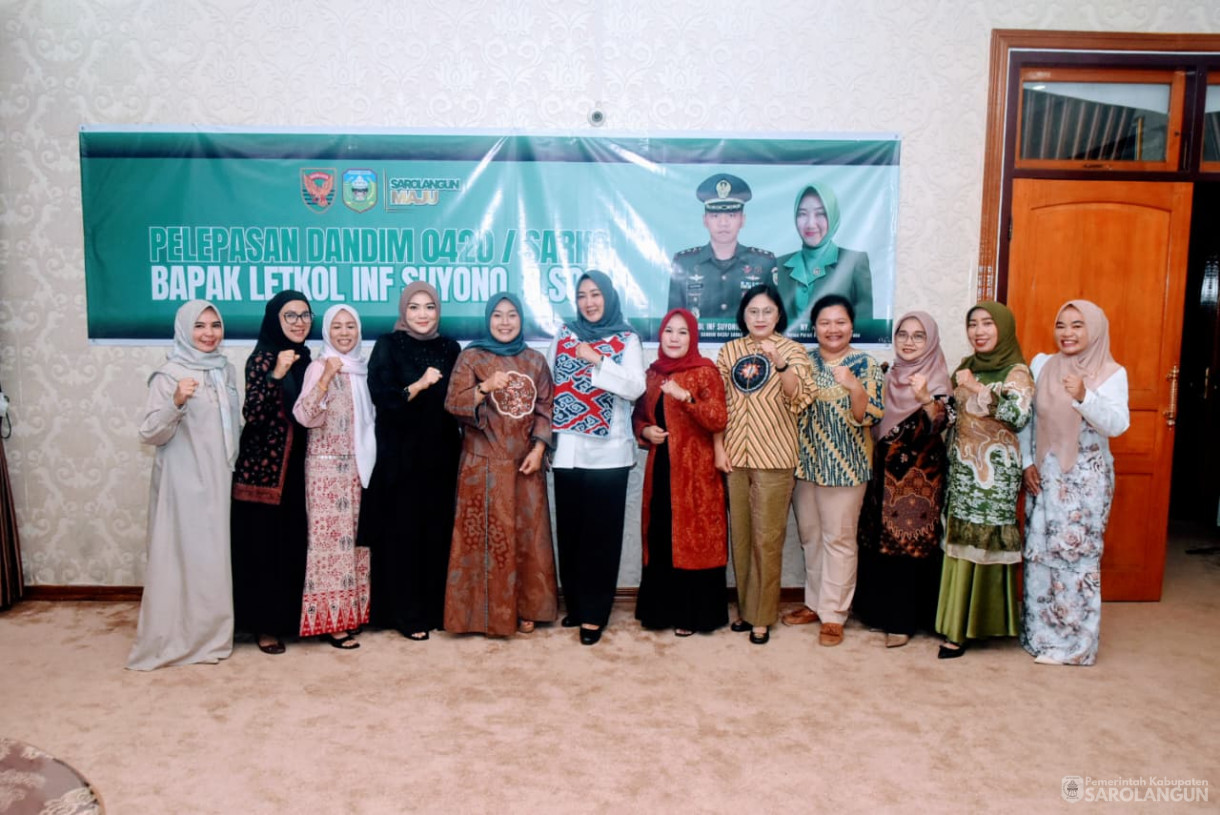 28 Agustus 2025 pelepasan Dandim 0420 Sarko Letkol Inf Suyono S.Sos di Rumah Dinas Bupati Sarolangun
