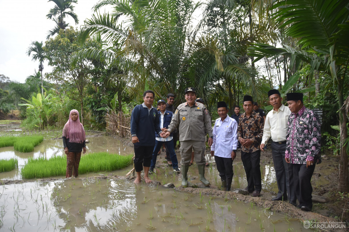 25 November 2023 - Meninjau Saluran Irigasi Yang Rusak Di Sawah Desa Sungai Bemban, Kecamatan Batang Asai