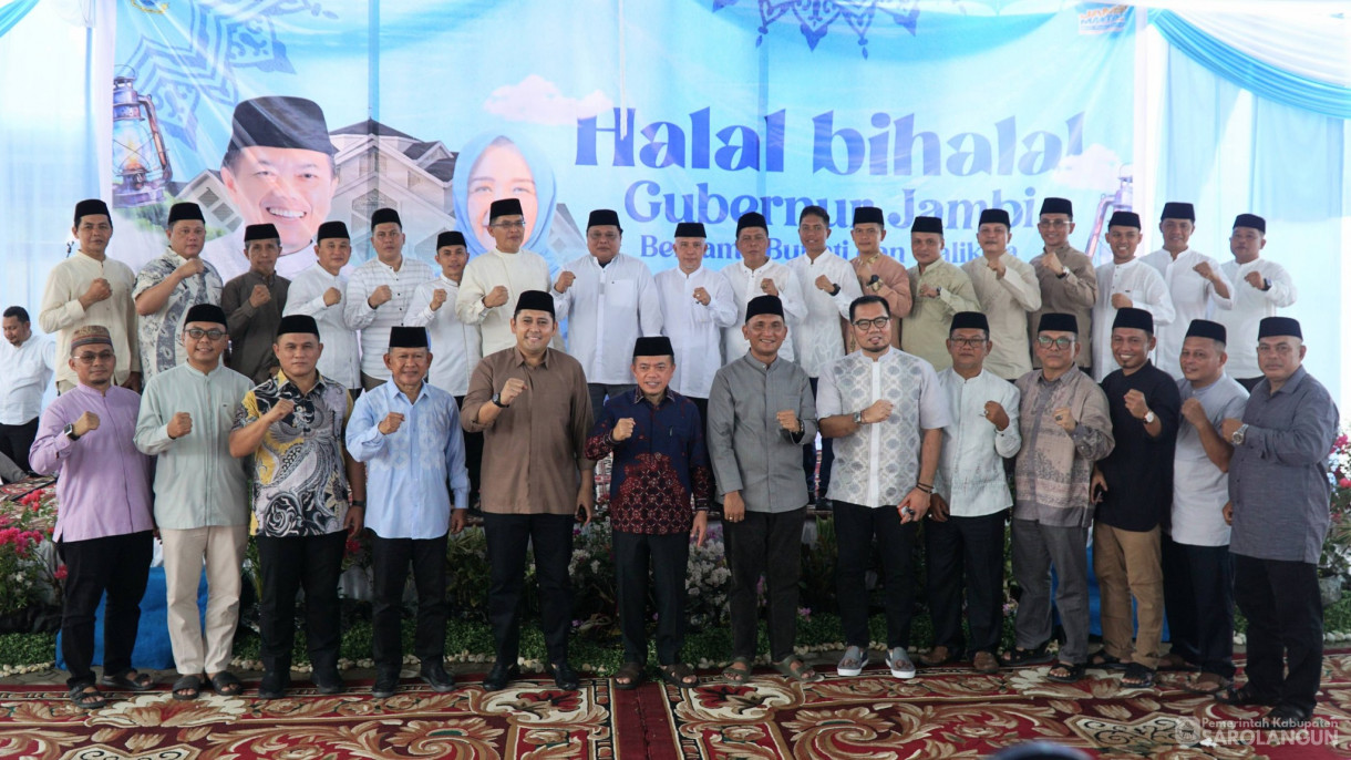 23 Maret 2026 Open House dan Halal bi Halal bersama Pemerintah Kabupaten Kota, OPD, dan Masyarakat seProvinsi Jambi. di Rumah Gubernur Jambi