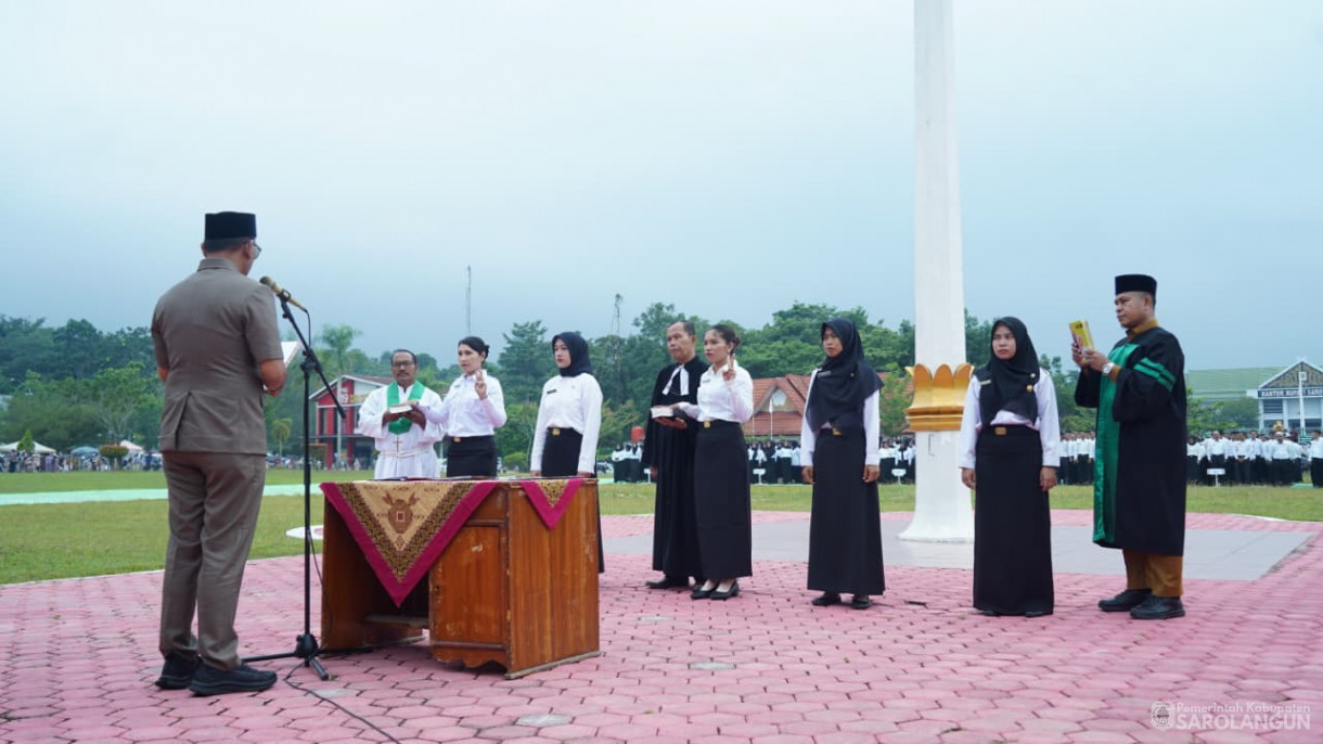 4 November 2025 Penyerahan SK Sekaligus Pimpin Sumpah Jabatan PPPK Tahap II Formasi 2024&nbsp;