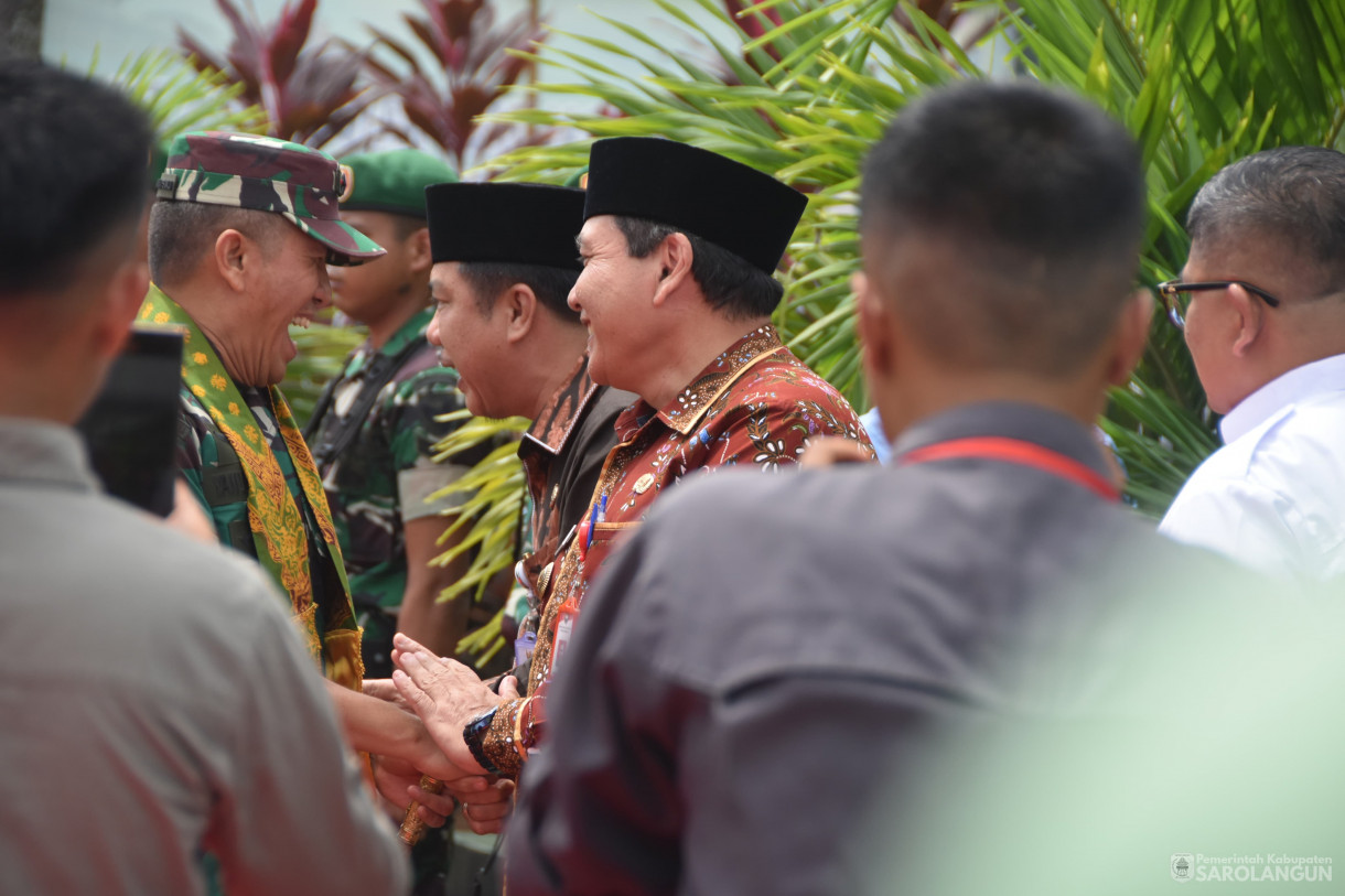 19 Januari 2023 - Menyambut Kedatangan Pangdam II Sriwijaya Di Makodim 0420 Sarko