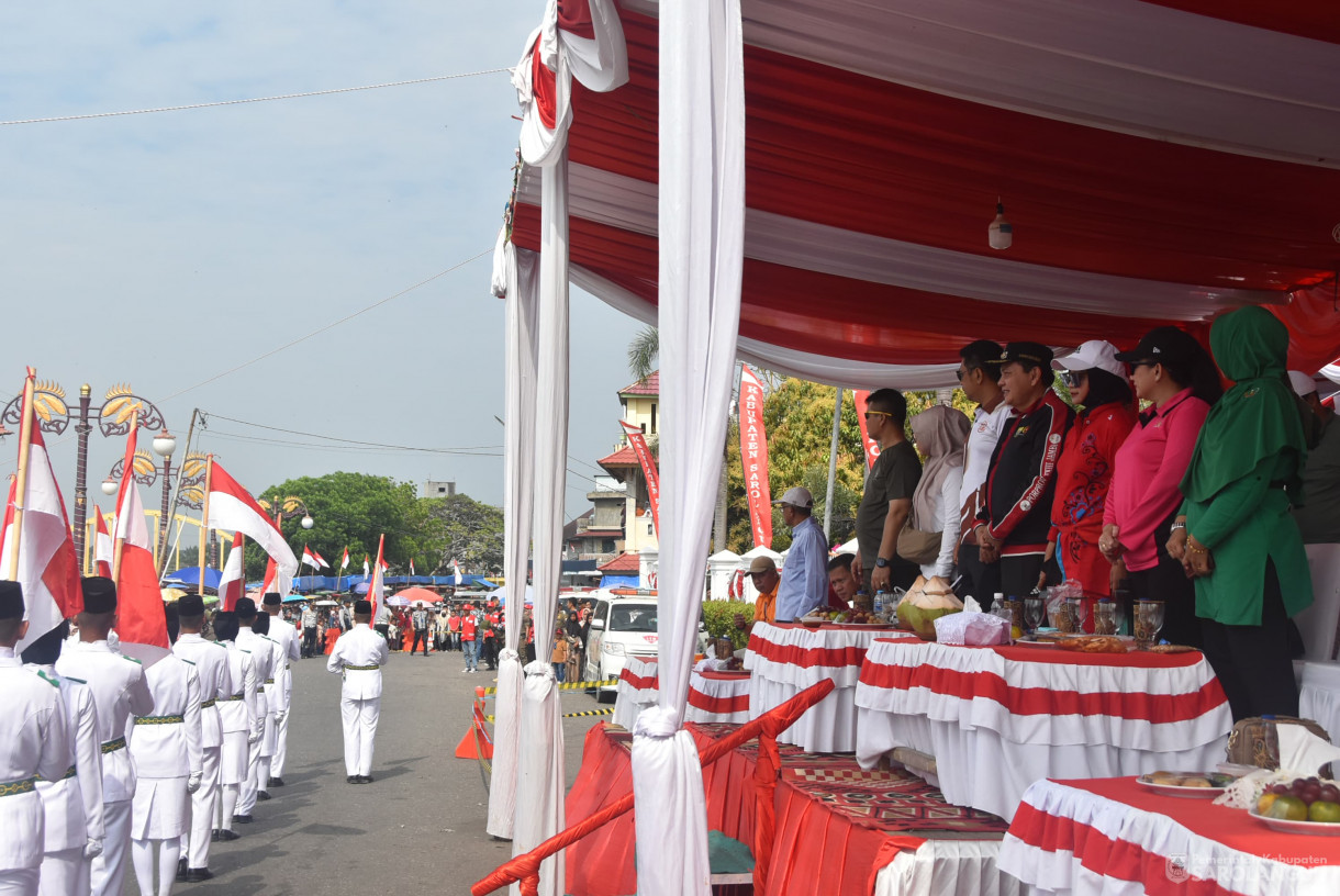 18 Agustus 2024 -&nbsp;Pawai Karnaval Memperingati HUT RI Ke 79, Bertempat di Depan Rumah Dinas Bupati Sarolangun