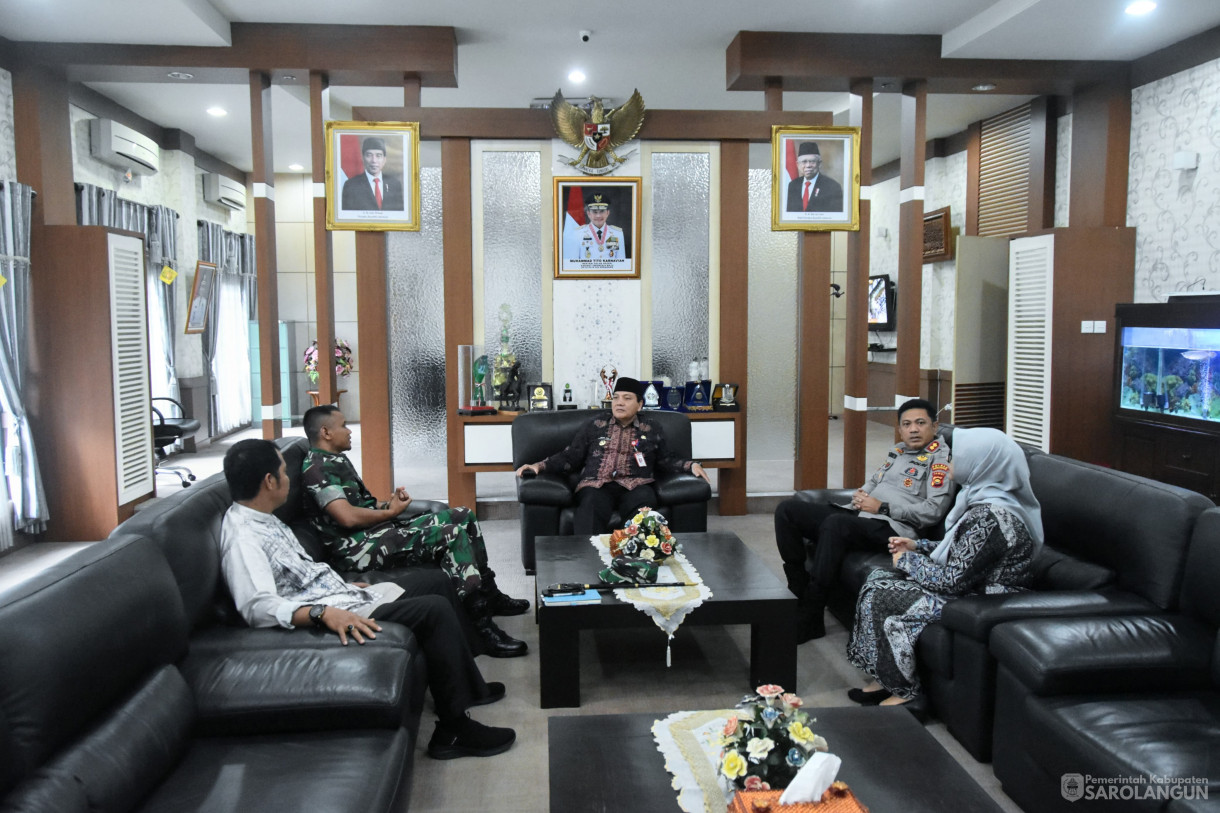 22 Maret 2024 - Rapat Koordinasi Forkopimda Tentang Kesiapan Hari Raya Idul Fitri 1445 H Dan Pembahasan Isu Guna Menciptakan Situasi Dan Kondisi Yang Kondusif Di Kabupa