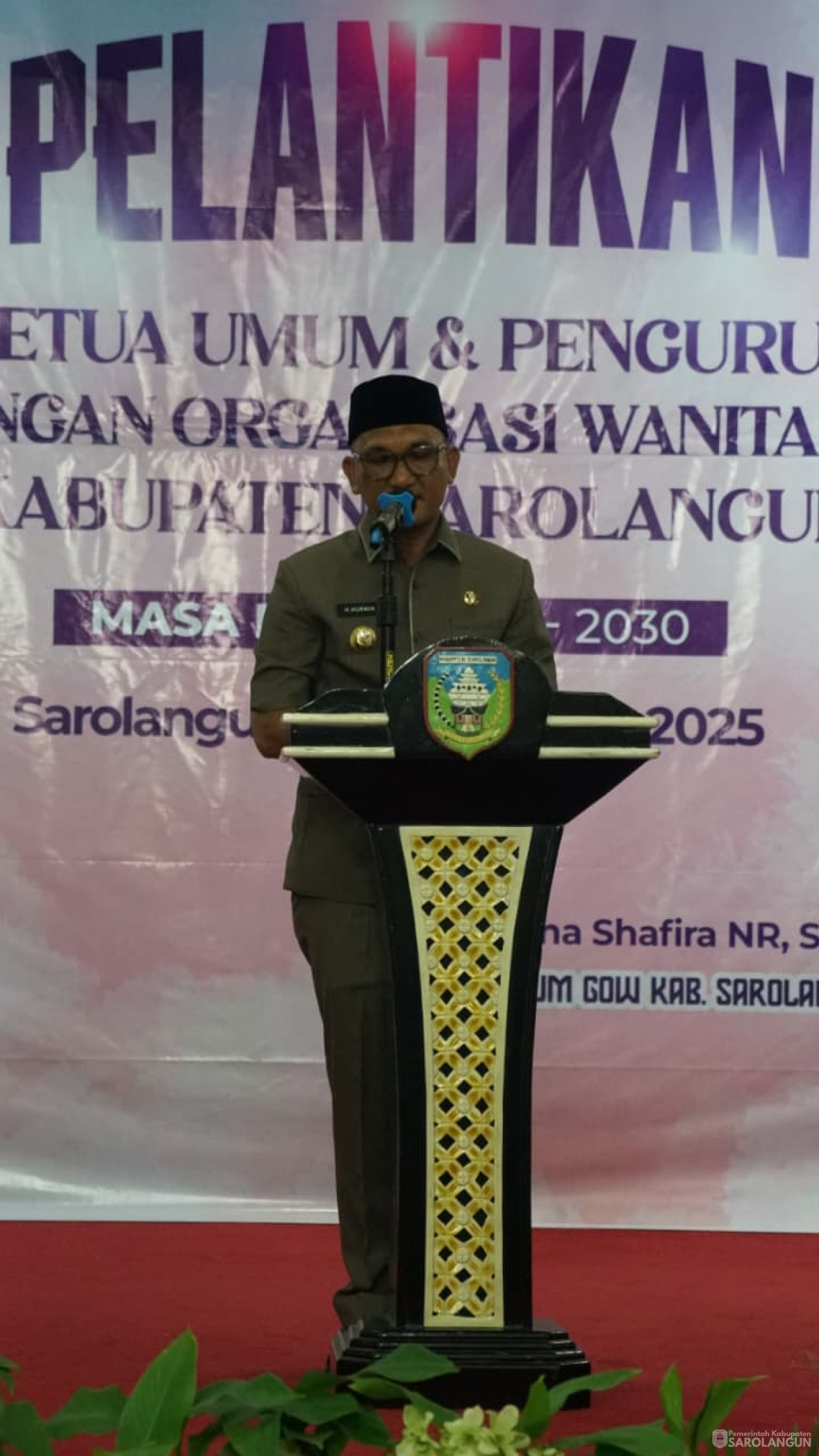 8 Desember 2025 Pelantikan Pengurus GOW 2025 sd 2030