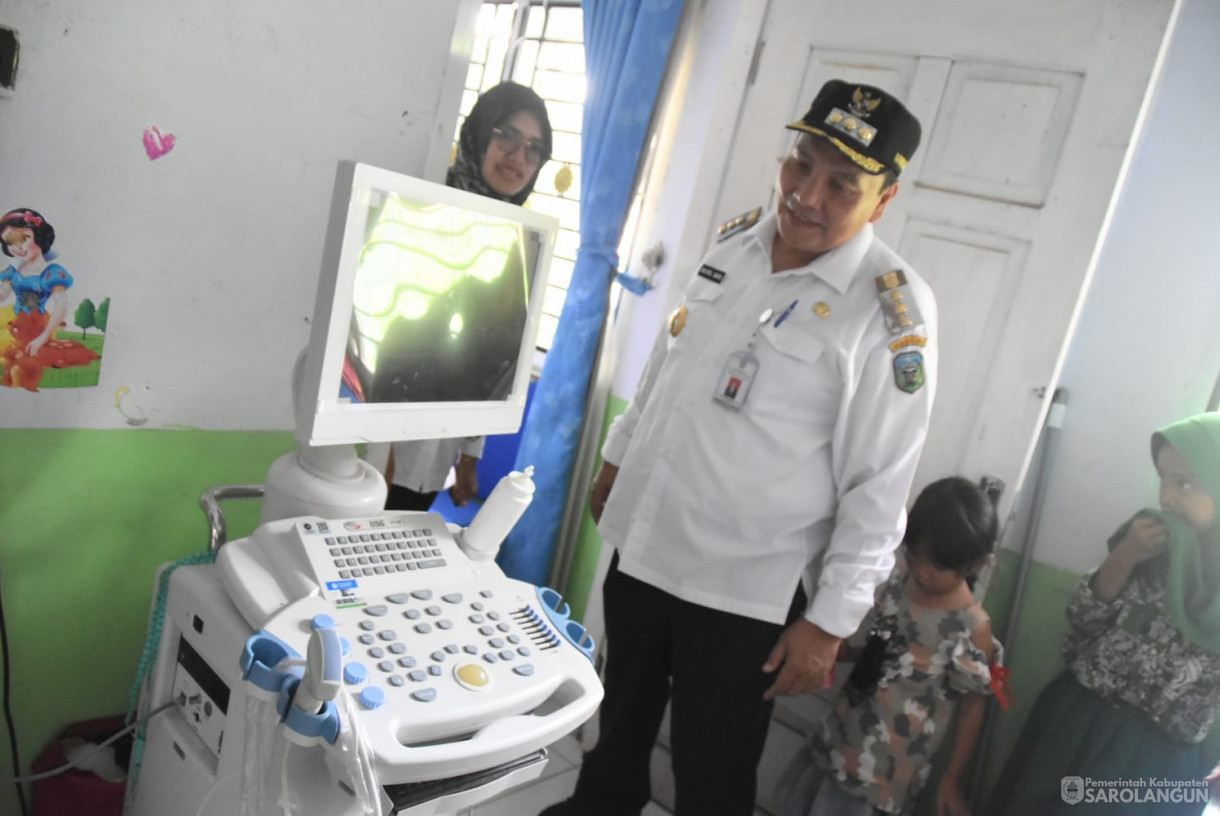 20 September 2023 - Penjabat Bupati Sarolangun Meninjau Puskesmas Kecamatan Mandiangin