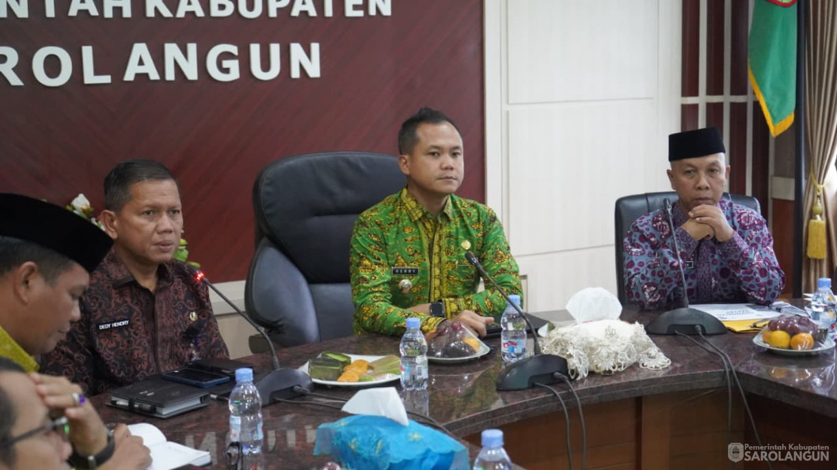 4 September 2025&nbsp; Wakil bupati Sarolangun Memimpin Rapat Koordinasi Pemantapan Pembangunan Sekolah Rakyat Kabupaten Sarolangun