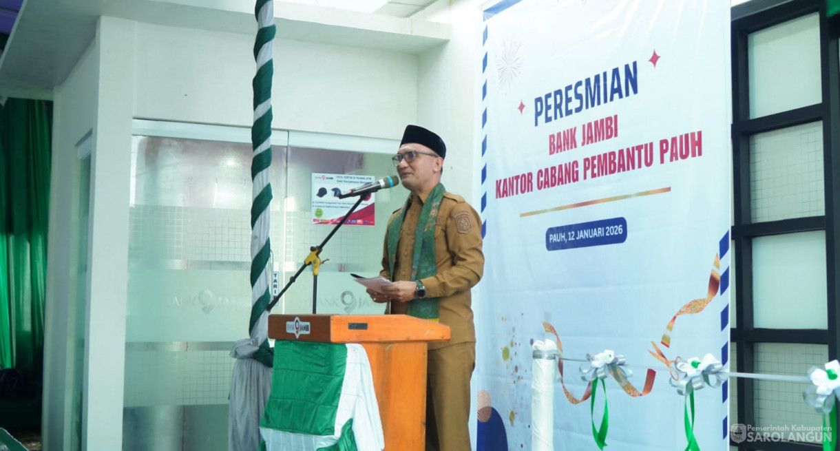12 Januari 2026&nbsp; Peresmian Kantor Bank Jambi Cabang Pembantu Pauh