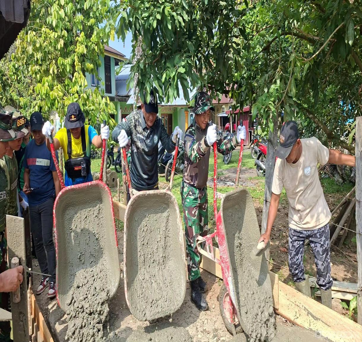 18 Juli 2026 Gotong Royong Perbaikan Jalan Karya Bakti Skala Besar di Desa Teluk Rendah, Kecamatan Cermin Nan Gedang