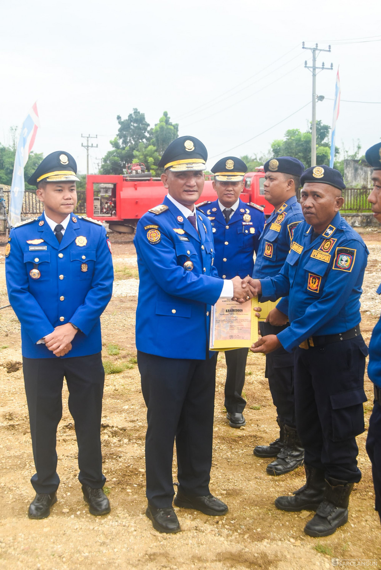 21 April 2025 -&nbsp;Apel Peringatan HUT Damkar Ke 106 Tingkat Kabupaten Sarolangun