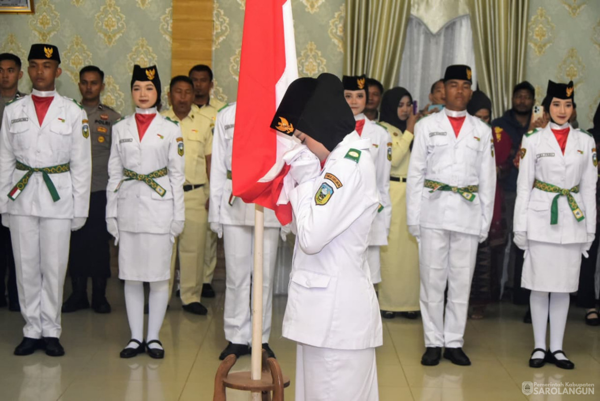 15 Agustus 2025 -&nbsp;Pengukuhan Paskibraka Kabupaten Sarolangun