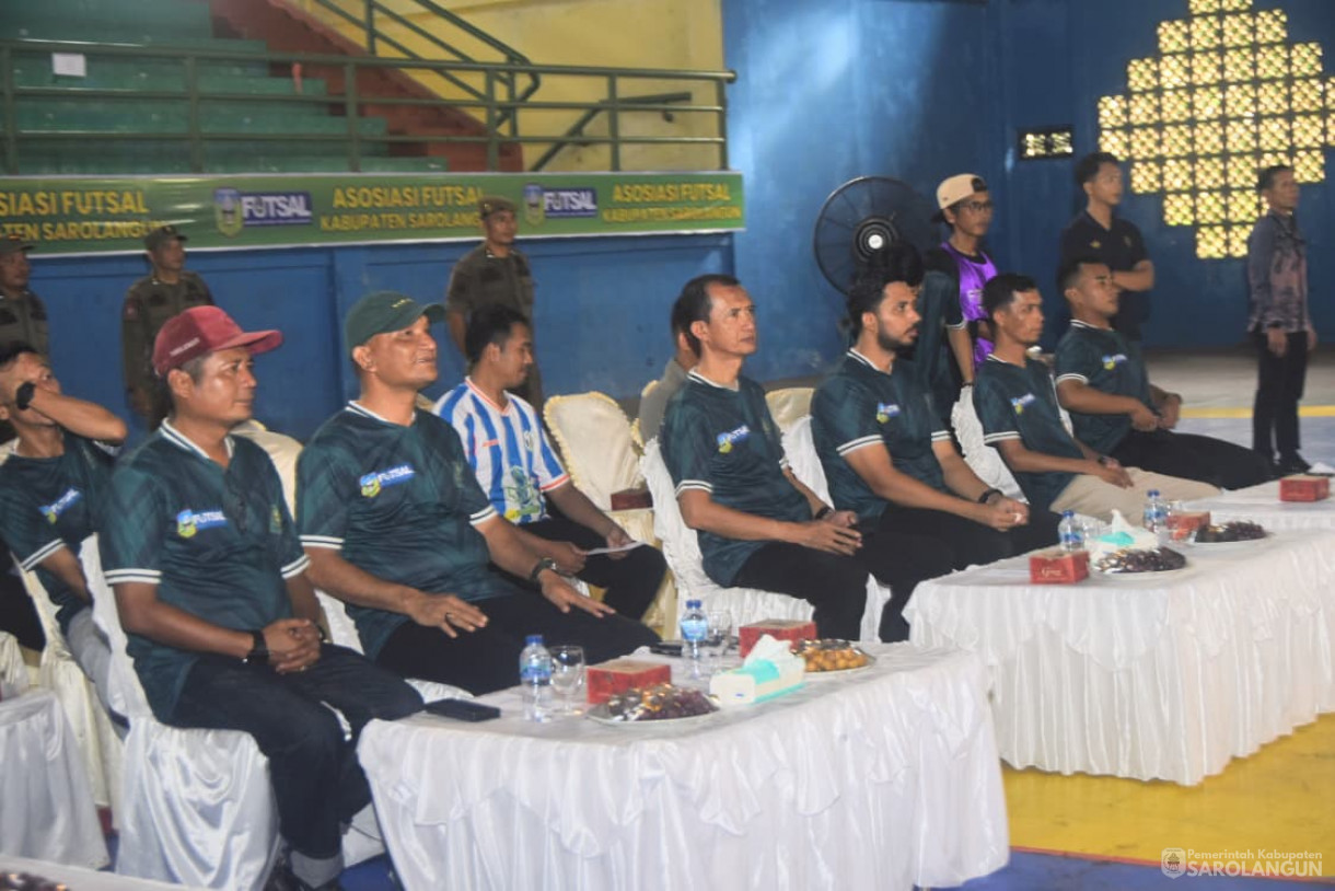 16 Oktober 2025&nbsp; Pembukaan Tournament Futsal Piala Bupati Cup Tahun 2025 di Tennis Indoor GOR Sarolangun
