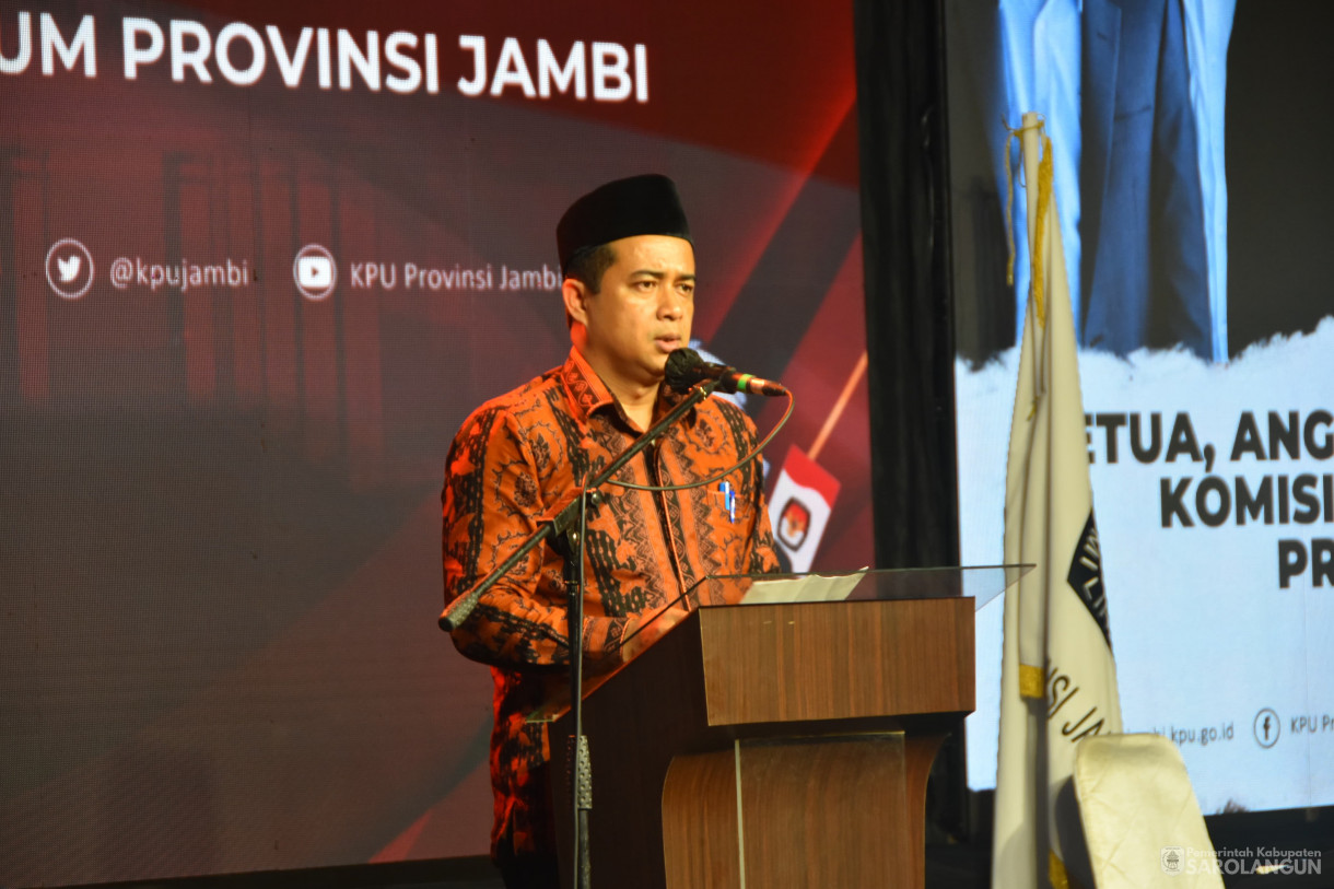 18 Desember 2023 - Silaturahmi Kepemiluan Dan Penyerahan Hibah Tanah Dan Bangunan Kantor Komisi Pemilihan Umum Provinsi Jambi